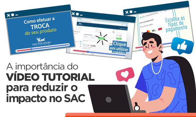 A importância do vídeo tutorial para reduzir o impacto no SAC.